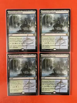MTG - 4x Botanical Sanctum - Kaladesh - signed by Christine Choi - Image 1