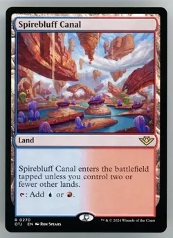 Spirebluff Canal - Murders at Karlov Manor MTG Near Mint - Image 1