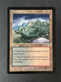 MTG Torment #142 Tainted Peak LP - Image 1