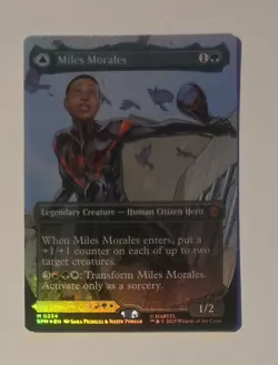 MTG - Miles Morales - Borderless - Foil - 0234 - Marvel's Spider-Man - Image 1