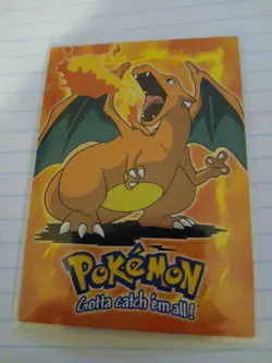 Charizard #06 E6 of 12 Topps 1999 Black Logo Vintage Pokemon Trading Cards - Image 1