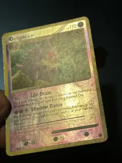 Gengar 27/130 MP Reverse Holo Pokemon Diamond and Pearl - Image 2