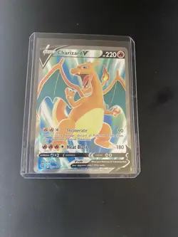 Charizard V (Full Art) - 153/172 SWSH Brilliant Stars Ultra Rare - NM - POKEMON - Image 1