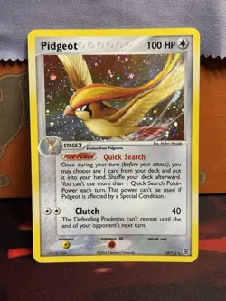 Pidgeot 10/112 EX FireRed & LeafGreen Holo Rare Pokemon TCG 2004 - Image 1