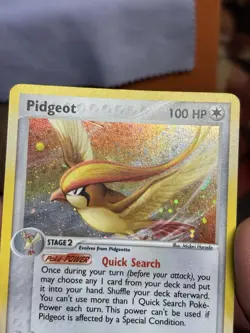 Pidgeot 10/112 EX FireRed & LeafGreen Holo Rare Pokemon TCG 2004 - Image 3