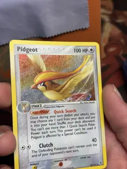 Pidgeot 10/112 EX FireRed & LeafGreen Holo Rare Pokemon TCG 2004 - Image 5