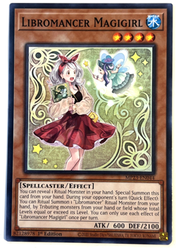 YuGiOh! - Libromancer Magigirl MP23-EN044 1st Edition Common - Image 1