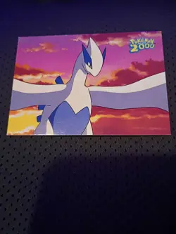 Topps Pokemon The Movie 2000 Checklist Lugia Blue Label Non Holo Card - Image 1
