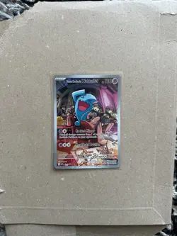 Pokemon TCG Destined Rivals Team Rockets Wobbuffet SVP Black Star Promo Card 203 - Image 1