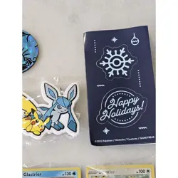 Pokemon 2023 Holiday Advent Calendar Holo Stamped 8 Sealed Promo Cards W Extras - Image 4
