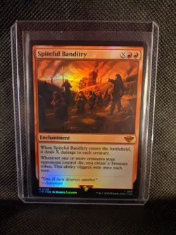 MTG Spiteful Banditry FOIL 0149 LOTR Lord Of The Rings Near Mint - Image 1