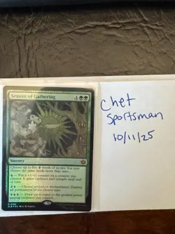 Season of Gathering FOIL Bloomburrow NM mtg - Image 1
