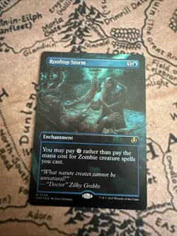 Rooftop Storm (Borderless) #306 (Foil) (NM) Innistrad Remastered INR Magic MTG - Image 1