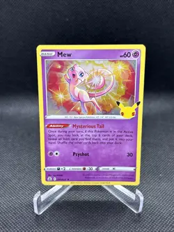 Pokemon Celebrations - Mew Holo Rare 011/025, 25th Anniversary Set - Image 3