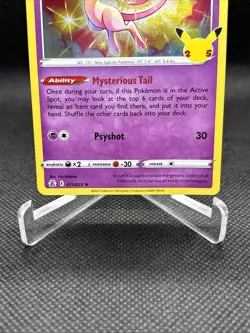 Pokemon Celebrations - Mew Holo Rare 011/025, 25th Anniversary Set - Image 5
