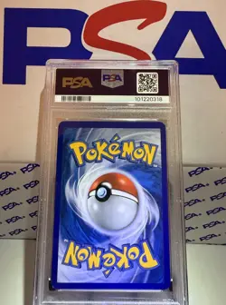 2007 Pokemon D&P Secret Wonders #4 Entei Holo Bleed PSA 7 NM - Image 2
