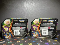 Pokemon TCG: Shining Fates Eldegoss V & Boltound V Tin - Lot of 2 Sealed - Image 2