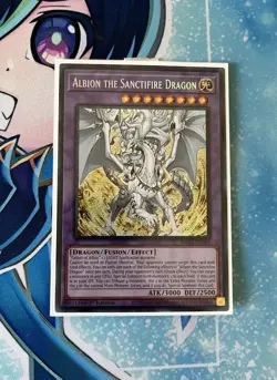 Yu-Gi-Oh Albion the Sanctifire Dragon MP24-EN082 Ships Same Day With Tracking! - Image 1