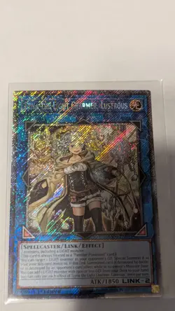 YuGiOh! Lyna the Light Charmer, Lustrous RA04 Platinum Secret Rare - Image 2