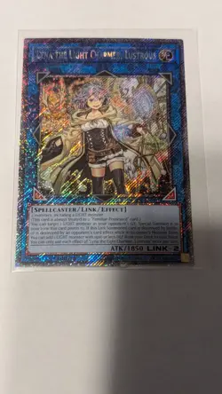 YuGiOh! Lyna the Light Charmer, Lustrous RA04 Platinum Secret Rare - Image 3