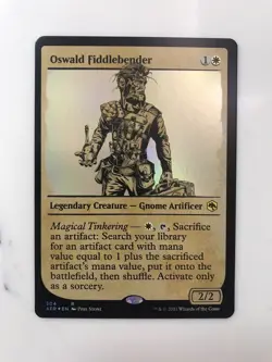 Oswald Fiddlebender Showcase Foil MTG Magic the Gathering Card NM Near Mint AFR - Image 1