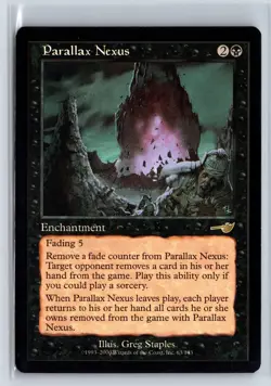 PARALLAX NEXUS - MTG Magic the Gathering Card - Nemesis - Rare - Image 1