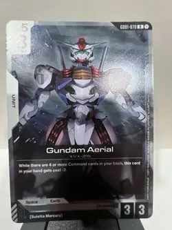 Gundam Card Game - Gundam Aerial (Alternate Art) GD01-070 - NM - Image 1