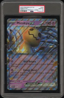 2023 POKEMON SVP EN-SV BLACK STAR PROMO #004 MIMIKYU EX PSA 10 - Image 1