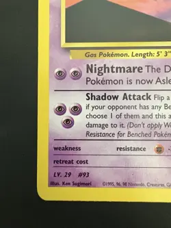 Vintage Pokemon TCG Sabrina's Haunter Gym Challenge 55/132 - Image 2
