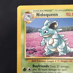 Pokemon Vintage Non-holo Rare Nidoqueen Jungle 23/64 WotC 1999 - Image 2