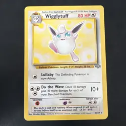 Pokemon TCG Wigglytuff Jungle 32/64 Unlimited Non Holo Rare LP Vintage WotC - Image 1