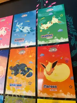 Cracked Ice Pokemon Let's Go Eevee Database Peru Sleepy Set Eeveelution Full Set - Image 2