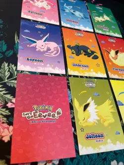 Cracked Ice Pokemon Let's Go Eevee Database Peru Sleepy Set Eeveelution Full Set - Image 4