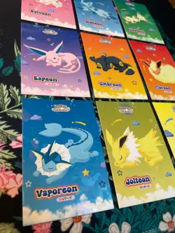 Cracked Ice Pokemon Let's Go Eevee Database Peru Sleepy Set Eeveelution Full Set - Image 5
