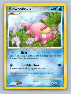Pokemon TCG Slowpoke 82/106 Great Encounters Normal LP - Image 1
