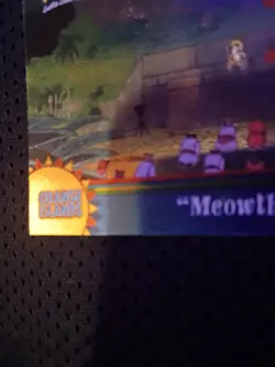 OR13 Meowth Rules! Foil Topps TV Animation Series 3 Blue Label Pokemon Card 2000 - Image 2