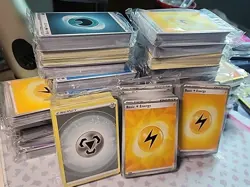 1000+ Pokemon Energy Card Lot Bulk - Deck Building - Crafts - Random Cards - Image 1