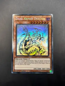 YUGIOH DARK ARMED DRAGON GHOST RARE NEAR MINT GFP2-EN179 - Image 1