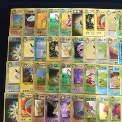 Pokemon Japanese Vintage Holo Lot 100 Card Old Back Mew Zapdos Gyarados LP-HP - Image 2
