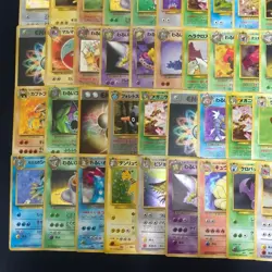 Pokemon Japanese Vintage Holo Lot 100 Card Old Back Mew Zapdos Gyarados LP-HP - Image 4