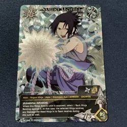 Naruto TCG Sasuke Uchiha Full Art Foil Promo Card LP PR-068 Shonen Jump - Image 2
