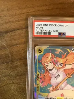 PSA10 Nami Parallel One Piece Card Japanese - Image 2
