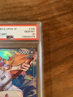 PSA10 Nami Parallel One Piece Card Japanese - Image 4