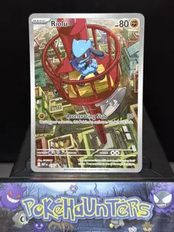 Pokemon Card Riolu MEP 010 Promo Illustration Rare Mega Evolution Near Mint - Image 1