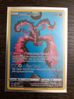 Pokemon Galarian Moltres TCG SWSH Black Star Promos Holo Card SWSH284 - Image 3