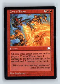 CONE OF FLAME - MTG Magic the Gathering Card - Weatherlight - Uncommon - Image 1