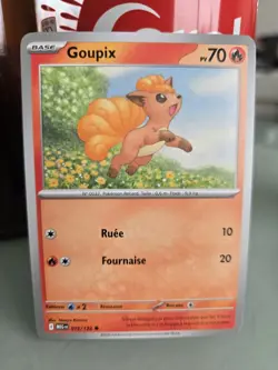 POKEMON MEGA EVOLUTION CARD CARTE Goupix 019/132 MEG ME01 FR MINT 2025 - Image 1