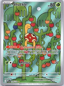 Shuckle 136/132 ME01: Mega Evolution - Pokemon Card - NM - Image 1