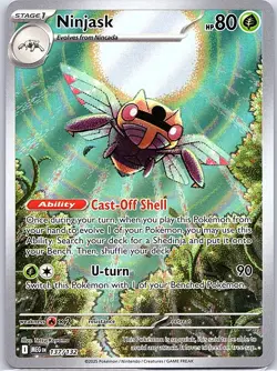 Ninjask 137/132 ME01: Mega Evolution - Pokemon Card - NM - Image 1