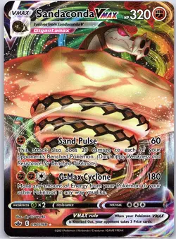 Sandaconda VMAX 090/198 SWSH06: Chilling Reign - Pokemon Card - NM - Image 1